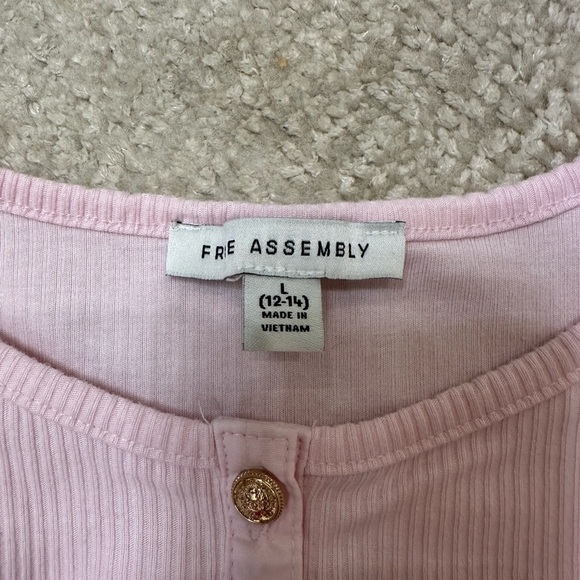 Walmart Pink Ruffled Blouse - Picture 2 of 2